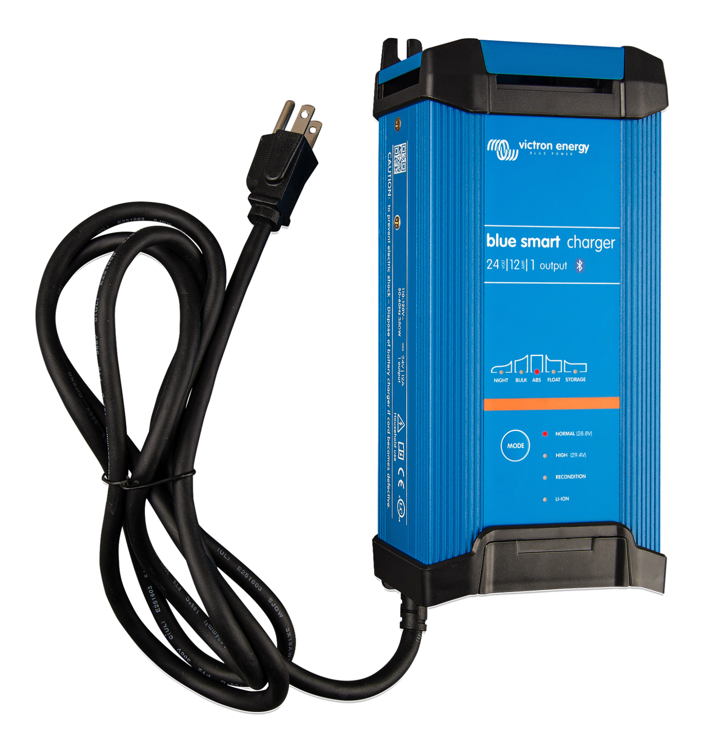Victron BPC241648102 Blue Smart IP22 Charger 24/16(3) 120V NEMA 5-15