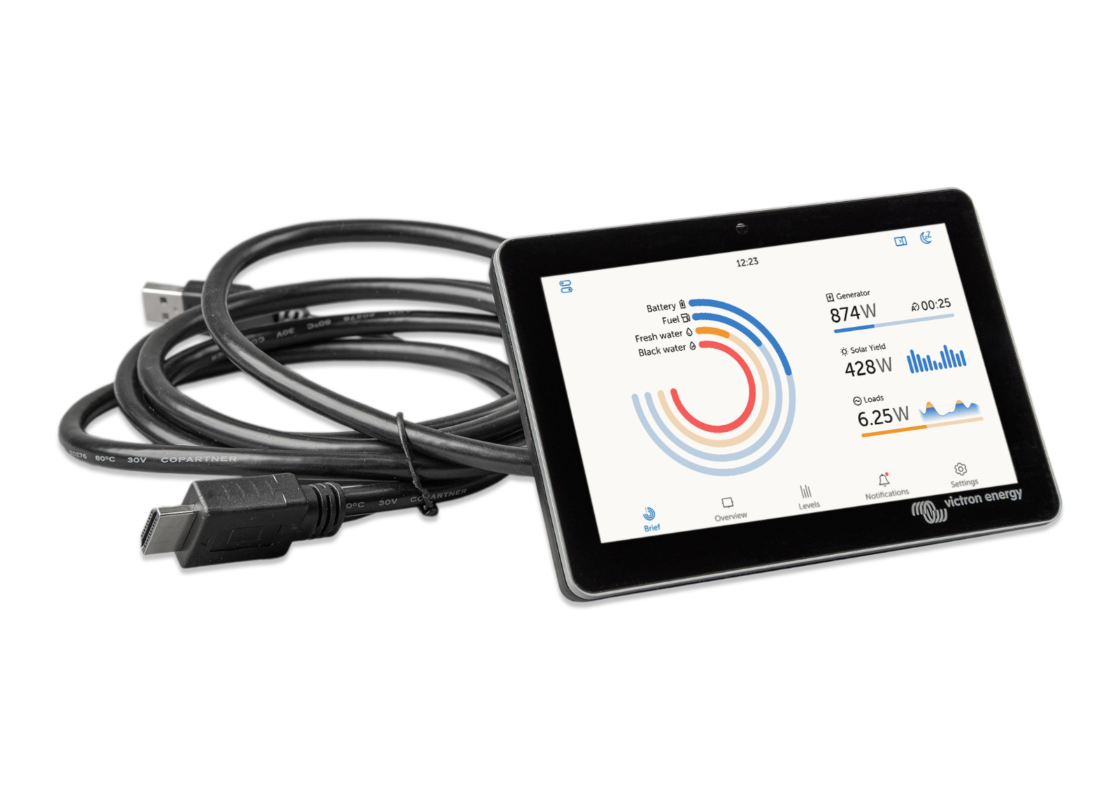 Victron BPP900455070 GX TOUCH 70 Touchscreen 5 Yr Warranty Authorized Dealer