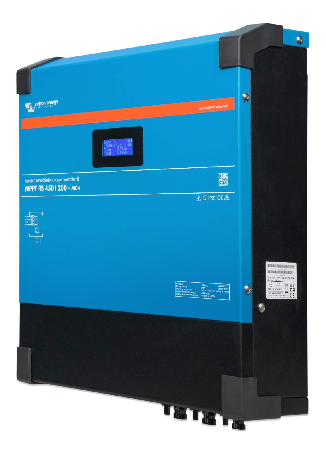 Victron SCC145120510 SmartSolar MPPT RS 450/200-MC4