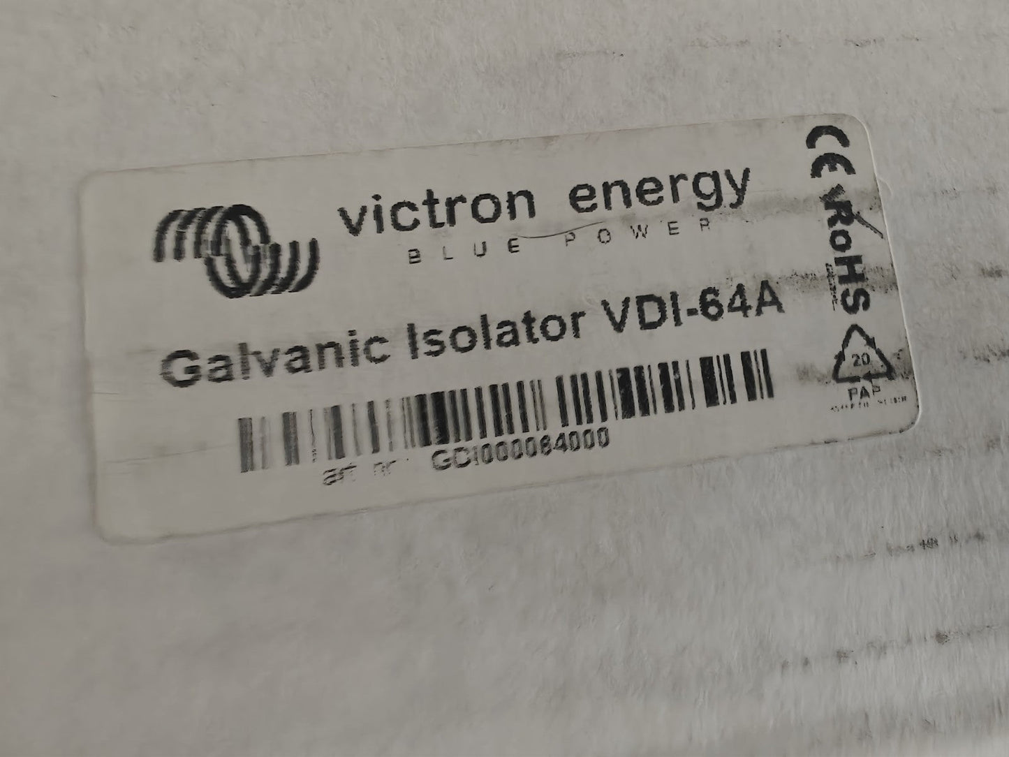 Victron GDI000064000 Galvanic Isolator VDI-64 A 5 Yr Warranty Auth Dealer