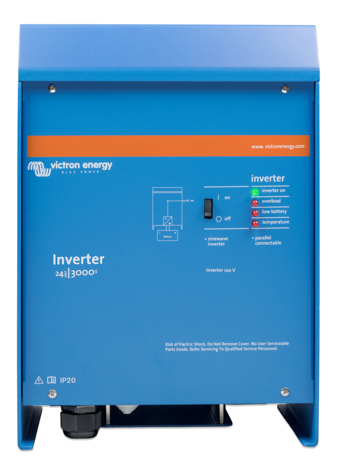Victron PIN243020000 Inverter 24/3000 230V VE.Bus 5 Yr Warr
