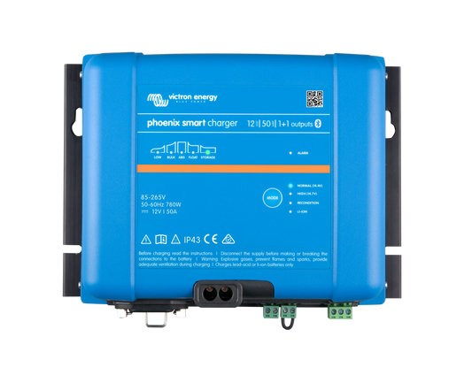 Victron PSC125051095 Phoenix Smart IP43 Charger 12 Volt 50 Amp 120-240V