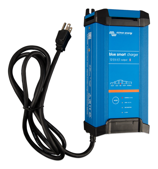 Victron BPC121545102 Blue Smart IP22 Charger 12 Volt 15 Amp 1 Outlet 120V