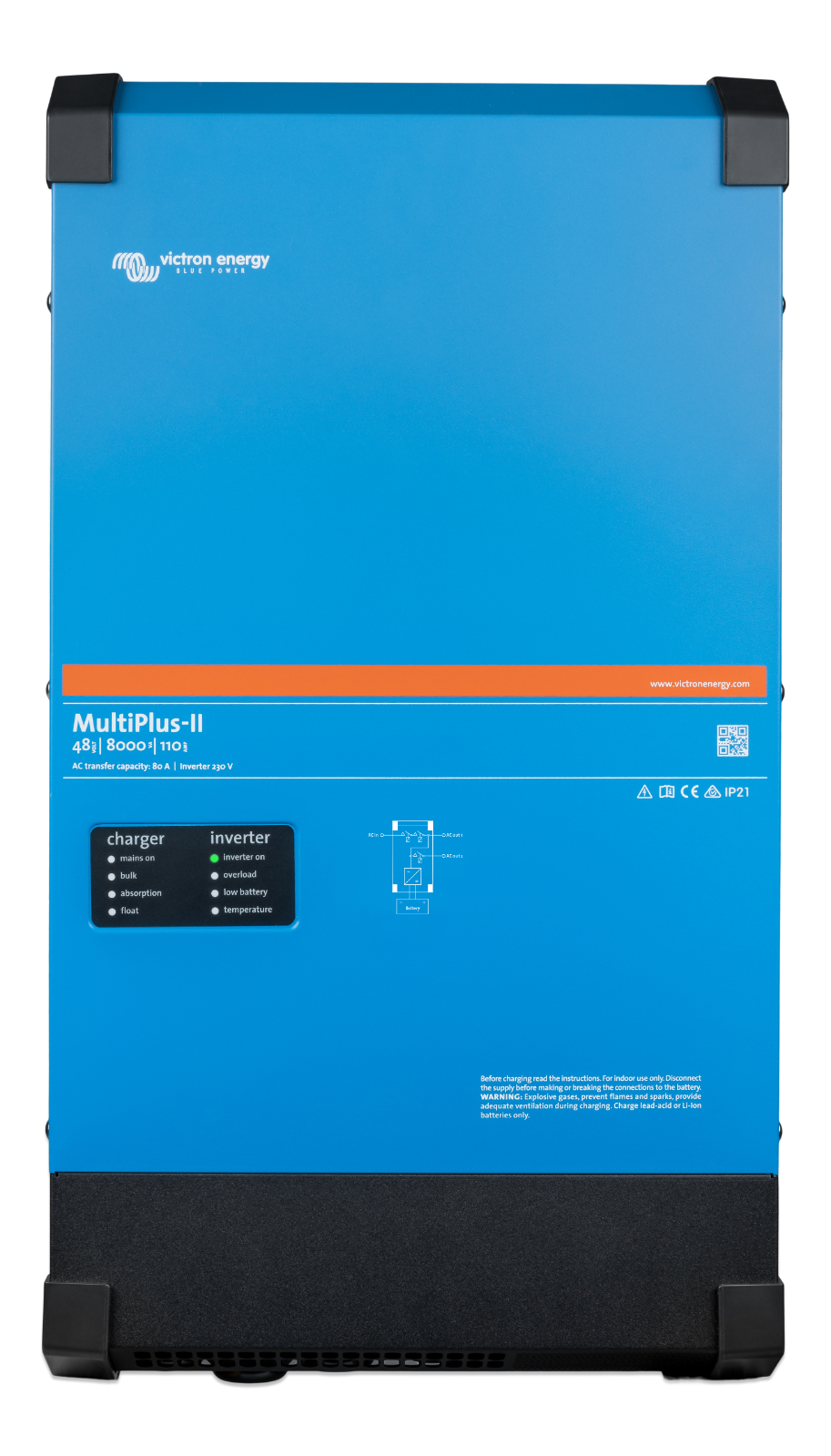 Victron PMP482805000 MultiPlus-II 48/8000/110-100 230V Auth Dealer 5 year warr