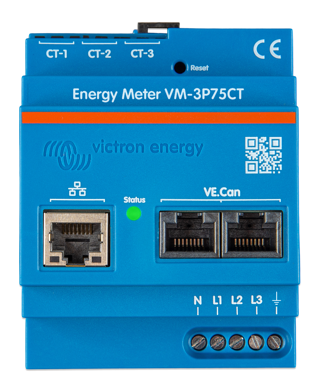 Victron REL200300100 Energy Meter VM-3P75CT 5 Year Warranty Authorized Dealer