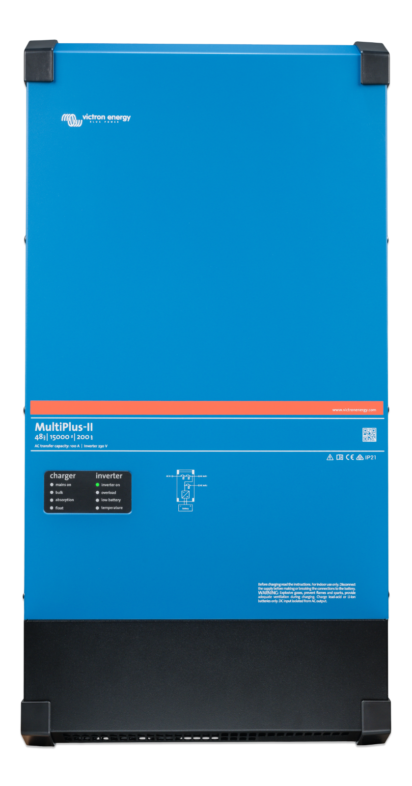 Victron PMP483150000 MultiPlus-II 48/15000/200-100 230V Auth Dealer 5 year warr