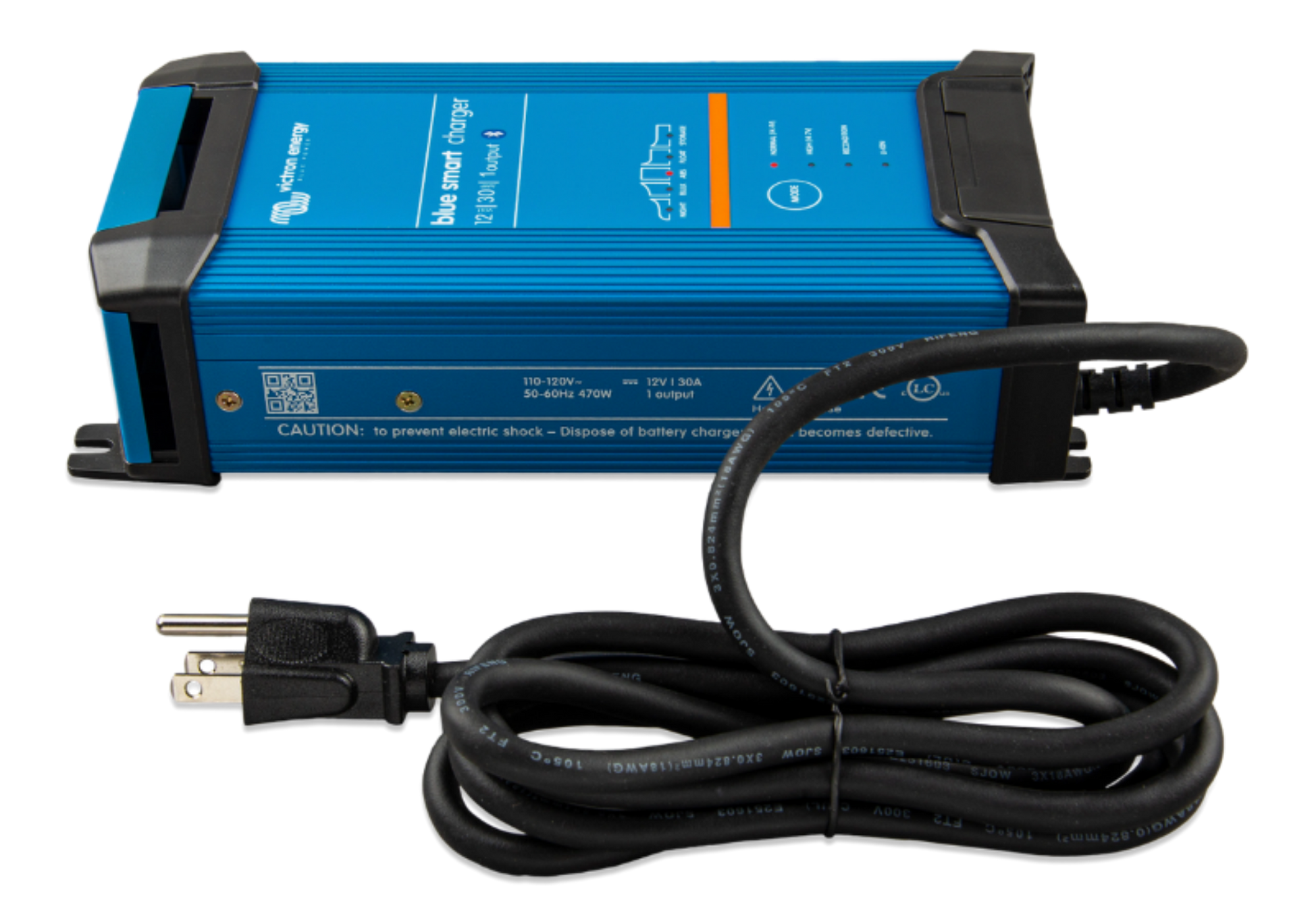 Victron BPC123047102 Blue Smart IP22 Charger 12 Volt 30 Amp 1 Outlet 120V