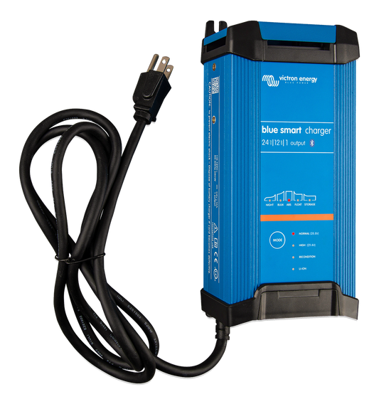 Victron BPC241647102 Blue Smart IP22 Battery Charger 24 Volt 16A 1 Outlet 120V