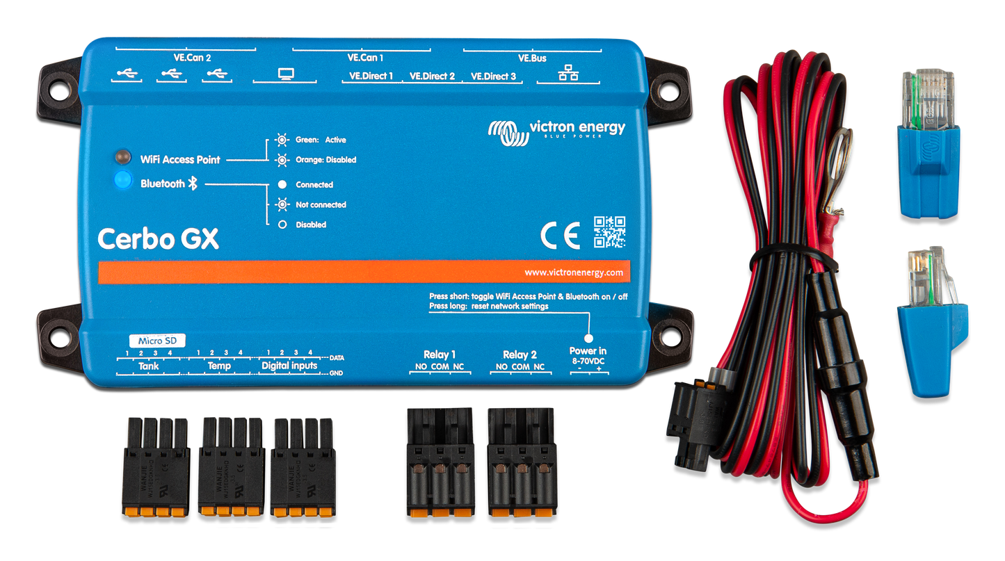 Victron BPP900451100 Cerbo GX MK2 Hardware revision 2 with two VE.Can ports