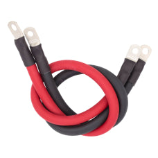 Battery Cable 6 AWG Black & Red price per foot with lugs and heat Shrink